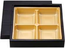 松花堂BC-5トレー付　80-80C-1金