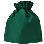 不織布 巾着袋 無地(大)グリーン