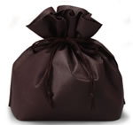 不織布 巾着袋 無地(パッケージタイプ)アイボリー