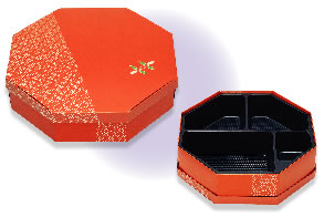 八角点心箱 七宝