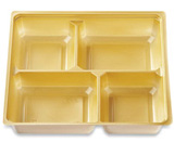 トレー 70-70  変形十字仕切（金）