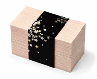 長折 二段重セット 金彩