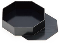 折箱 八角黒木目 仕切なし