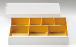 洋風料理箱 パールホワイト 6.5寸 一段