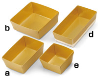 金内皿 洋風料理箱組合せ例