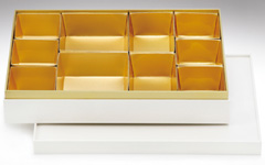 洋風料理箱 金内皿使用例